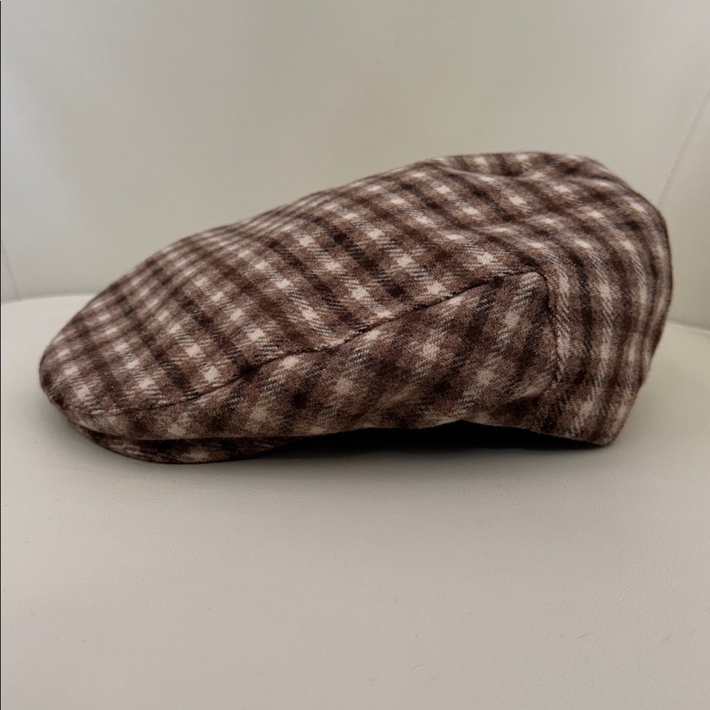 New with tag Brixton hooligan brown check pattern hat size M,  L and Xl